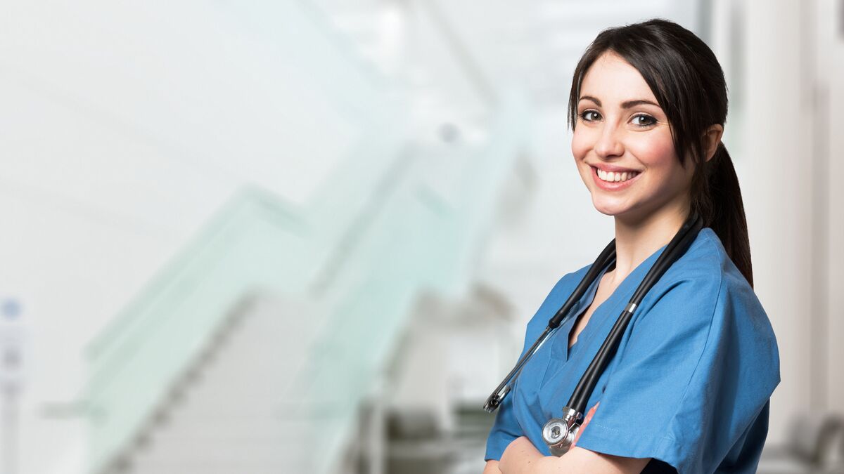 Friendly medical professional